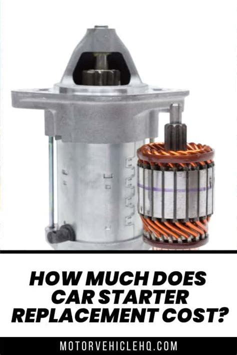 midas starter replacement cost